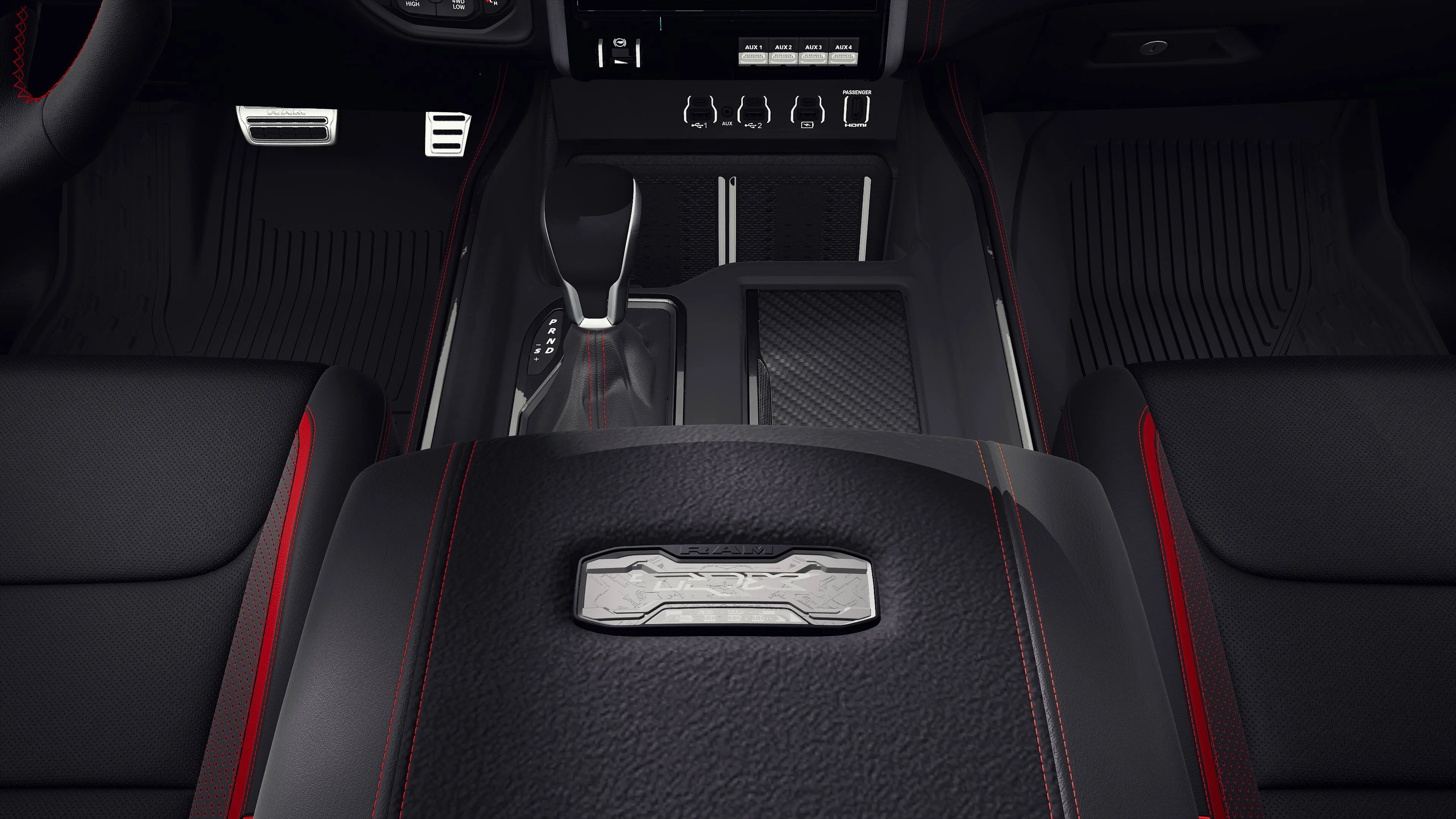 New 2027 Diamond Black Crystal Pearl-Coat Exterior Paint RAM TRX image 4