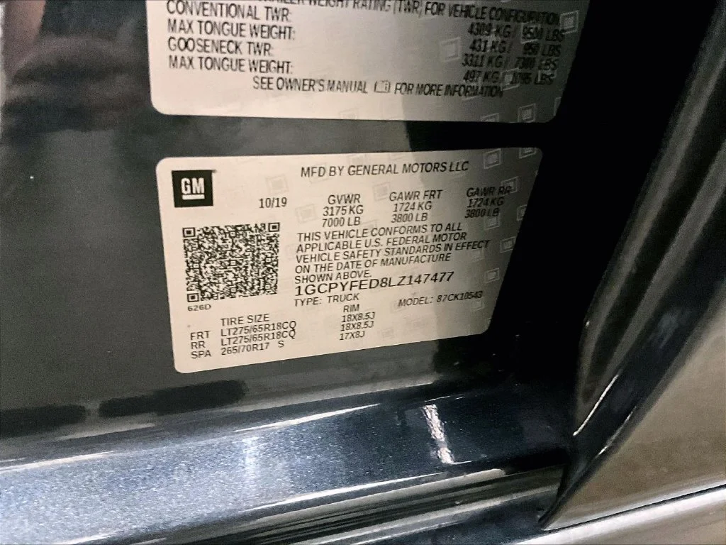 Used 2020 Gray Chevrolet LT Trail Boss image 20
