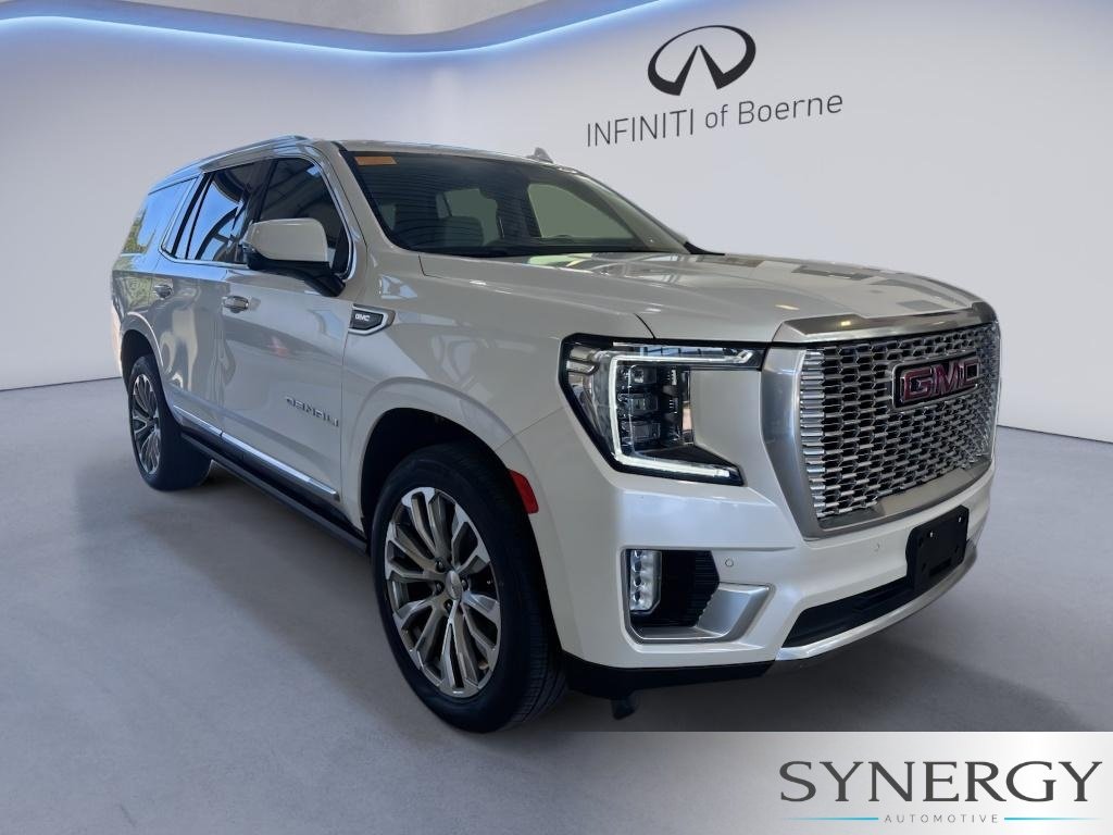 Used 2021 White Frost Tricoat GMC Denali image 3