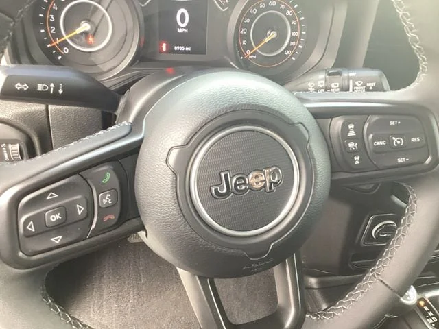 Certified Used 2025 Bright White Clearcoat Jeep Sport S image 12