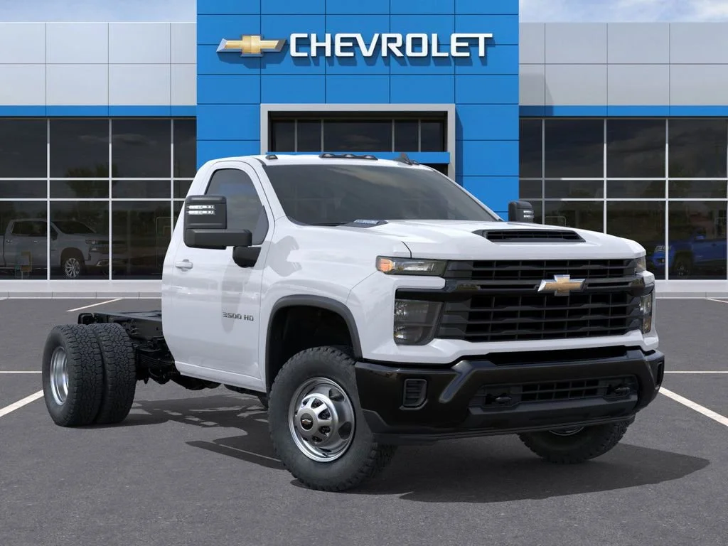 New 2025 Summit White Chevrolet Work Truck image 7