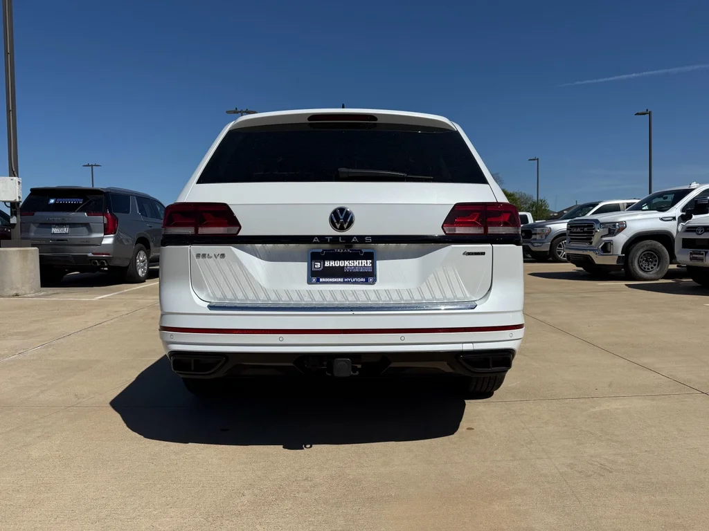 Used 2023 Opal White Pearl Volkswagen 3.6L V6 SEL R-Line Black image 7