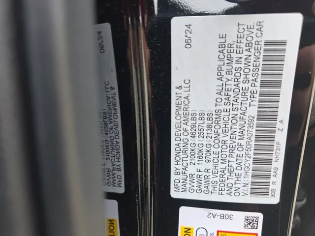 Used 2024 Black Honda Sport image 35
