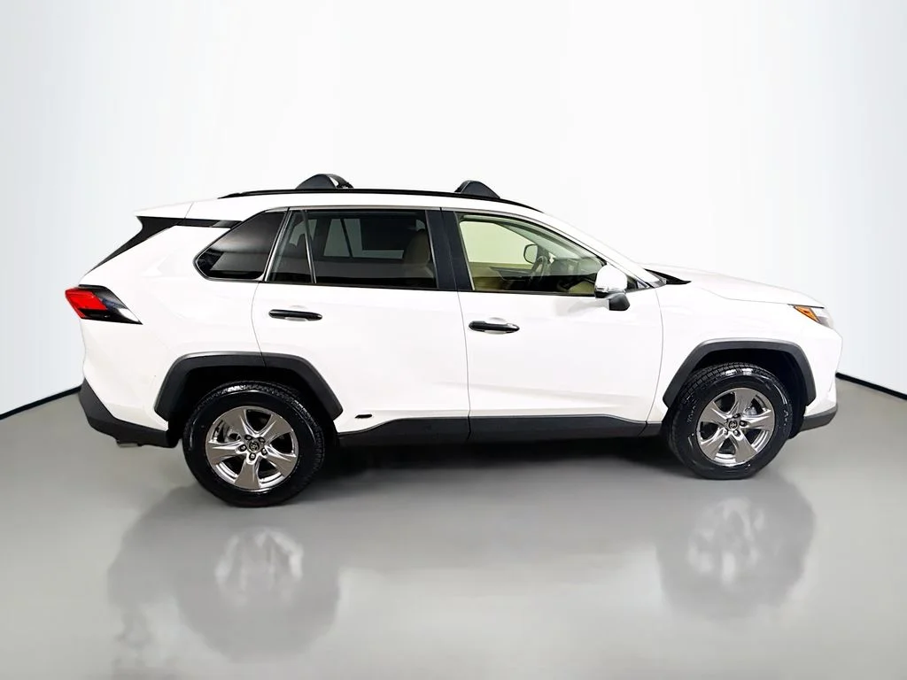 Certified Used 2022 White Toyota Hybrid XLE image 8