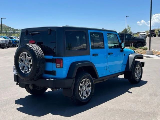 Used 2018 Blue Jeep Unlimited Rubicon image 5