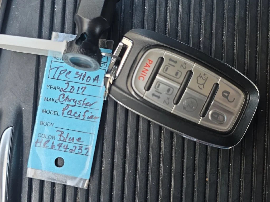 Used 2017 Blue Chrysler Touring L Plus image 17