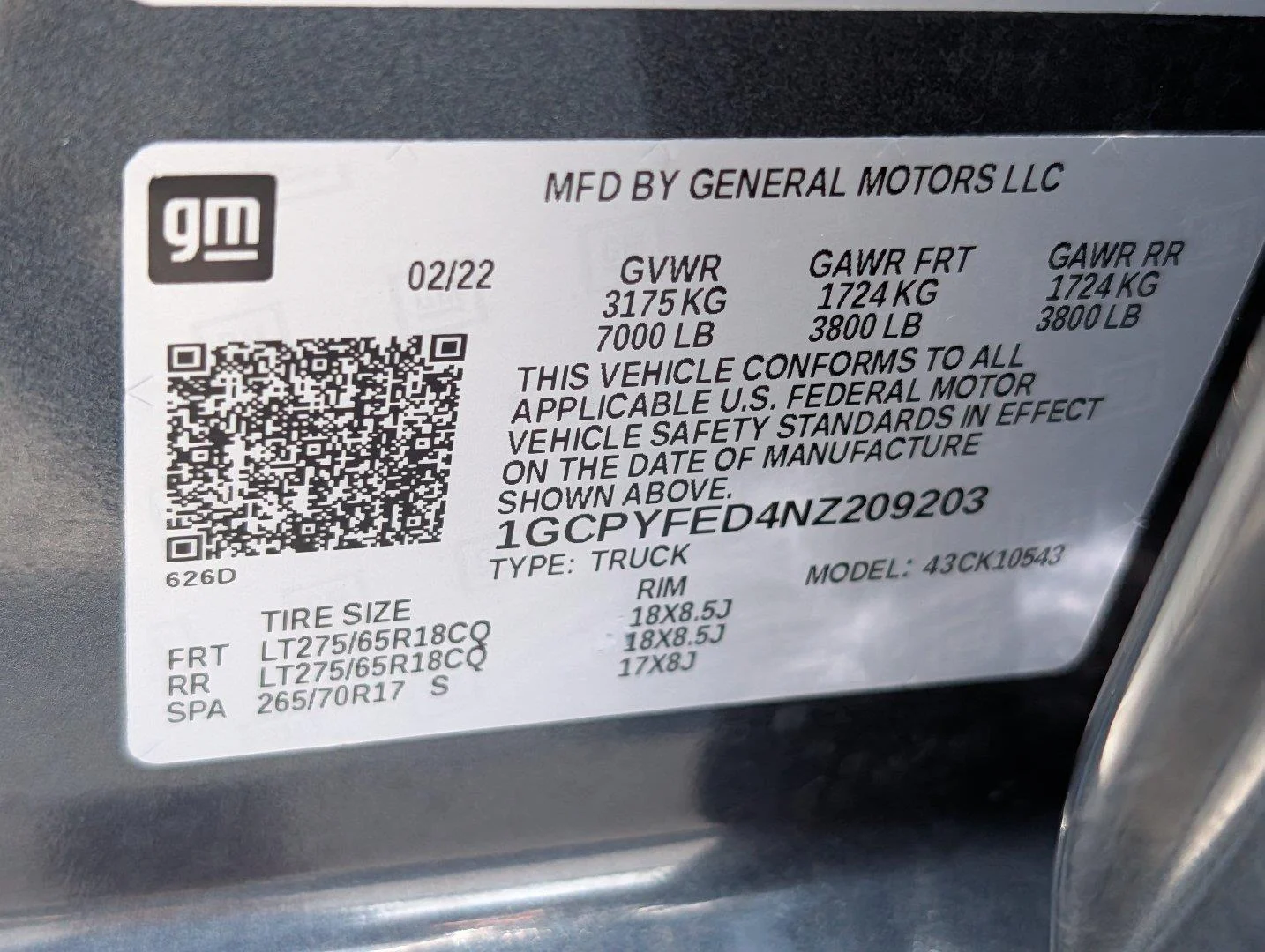 Used 2022 SHADOW GRAY METALLIC Chevrolet LT Trail Boss image 43