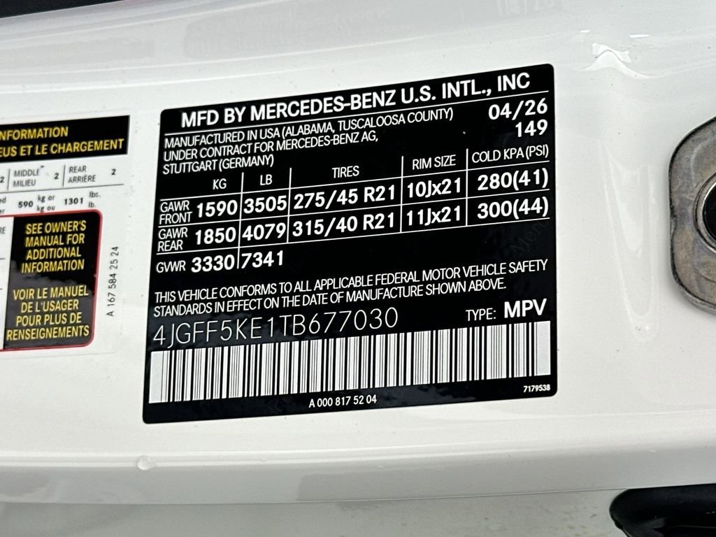 New 2026 Polar White Mercedes-Benz GLS 450 image 70