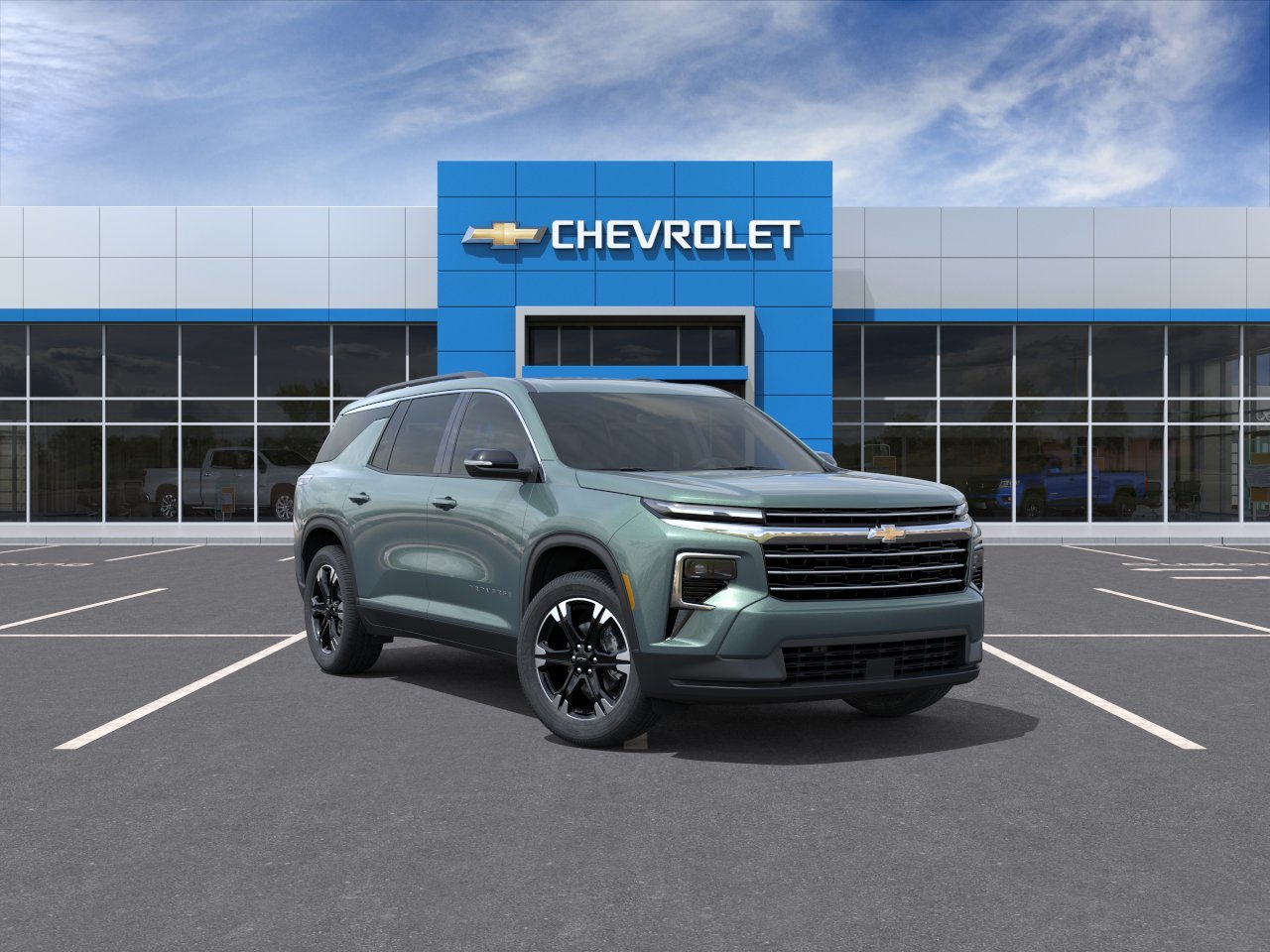New 2027 Trillium Green Metallic Chevrolet FWD LT image 1