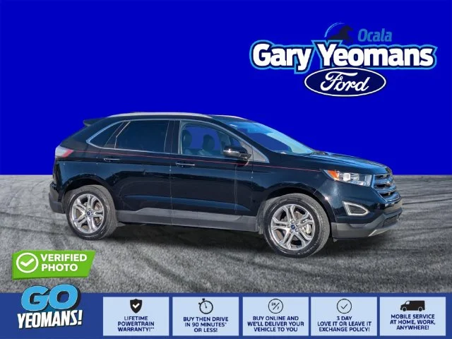 Used 2018 Shadow Black Ford Titanium image 1