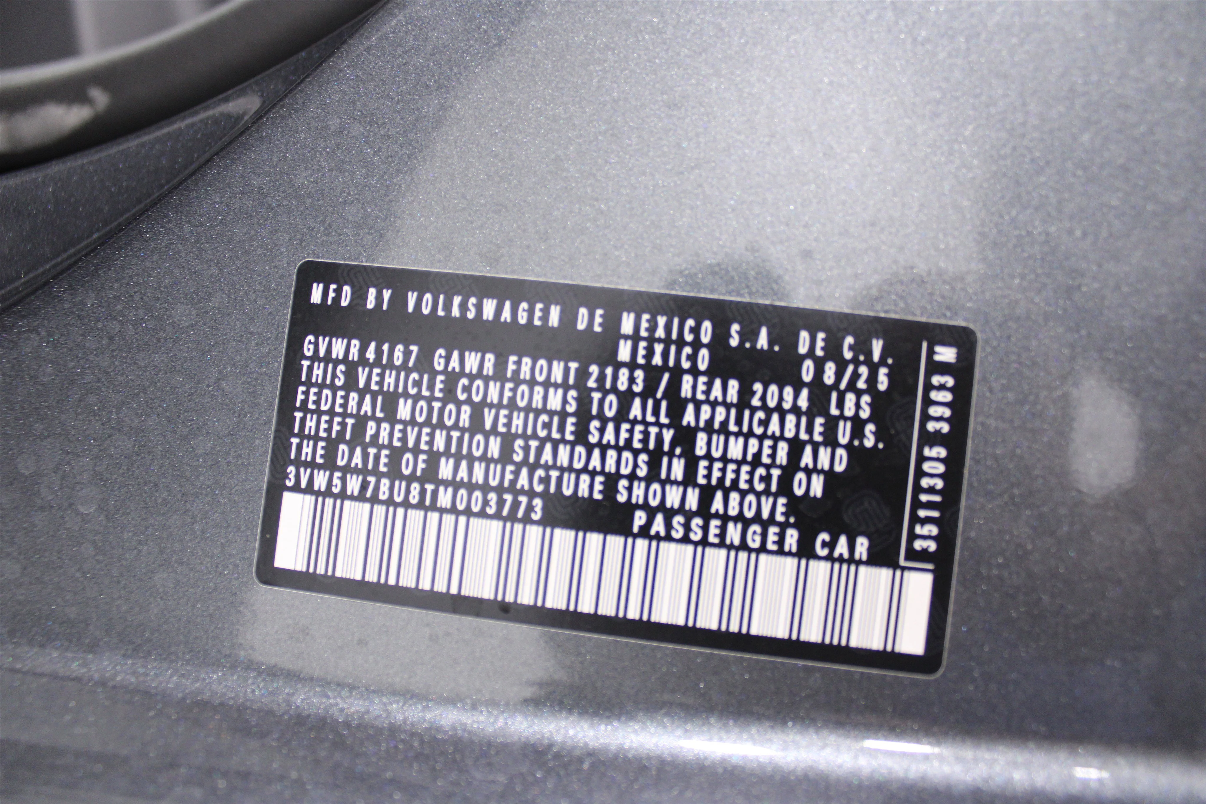 New 2026 Platinum Gray Metallic Volkswagen S image 36