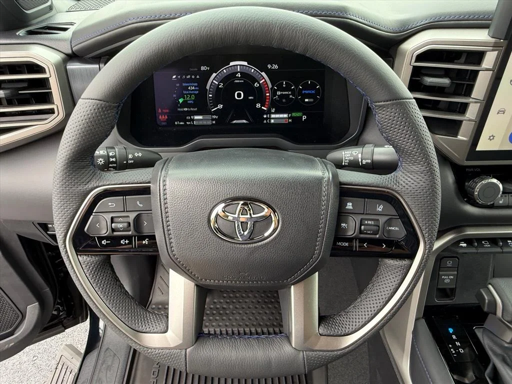 New 2026 Midnight Black Metallic Toyota Tundra Platinum image 9