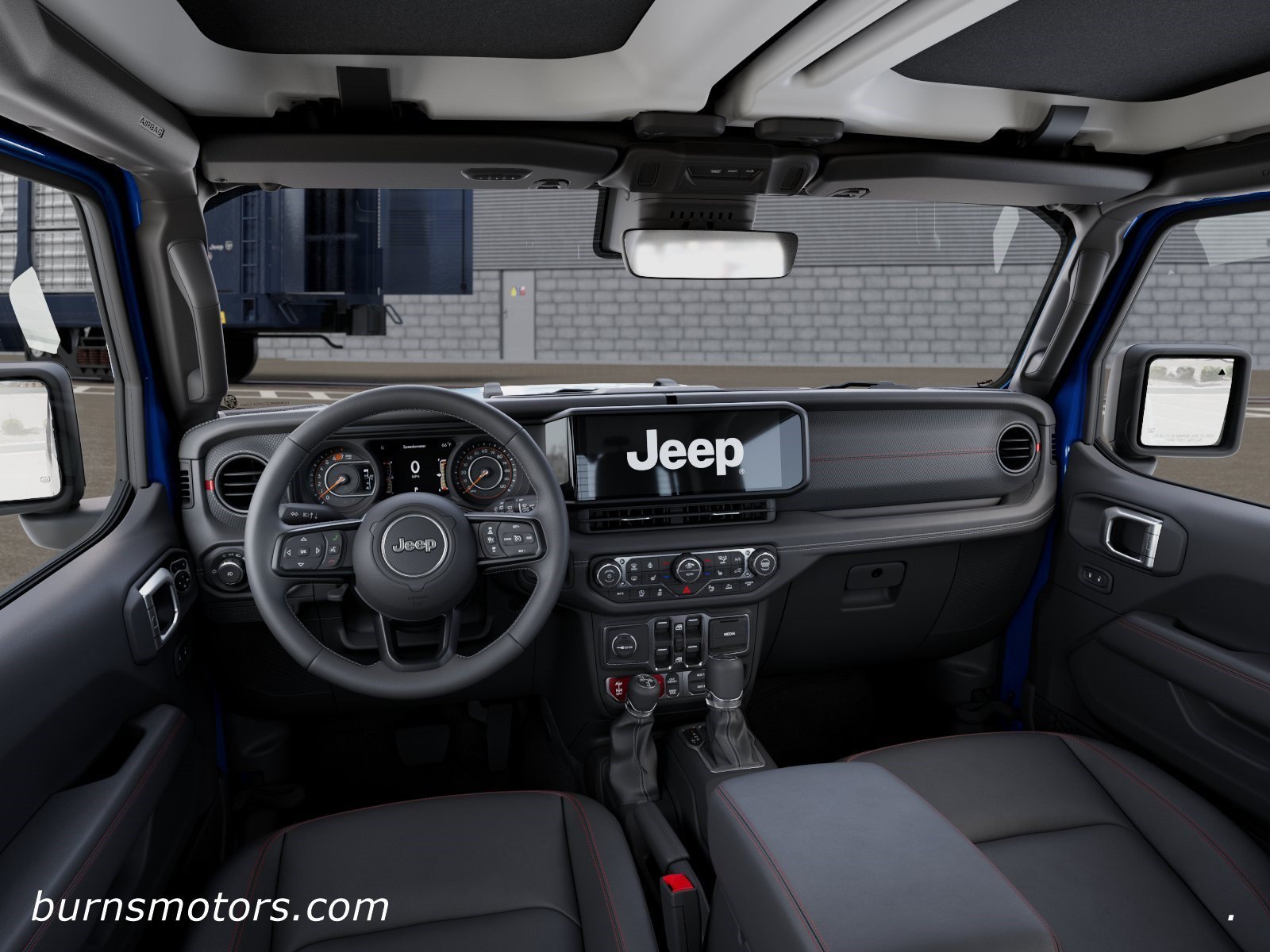 New 2026 Hydro Blue Pearl-Coat Exterior Paint Jeep Rubicon X 4-Door image 14