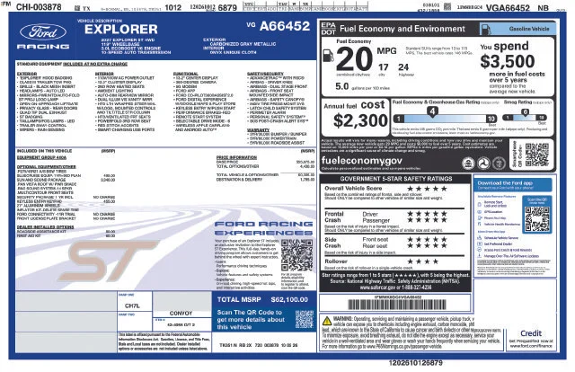 New 2027 Carbonized Gray Metallic Ford ST image 4