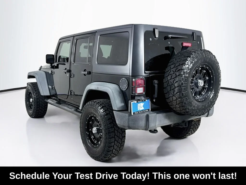 Used 2014 Black Clearcoat Jeep Unlimited Rubicon image 6