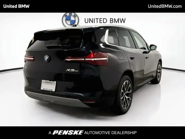 New 2026 Black Sapphire Metallic BMW X3 30 image 5