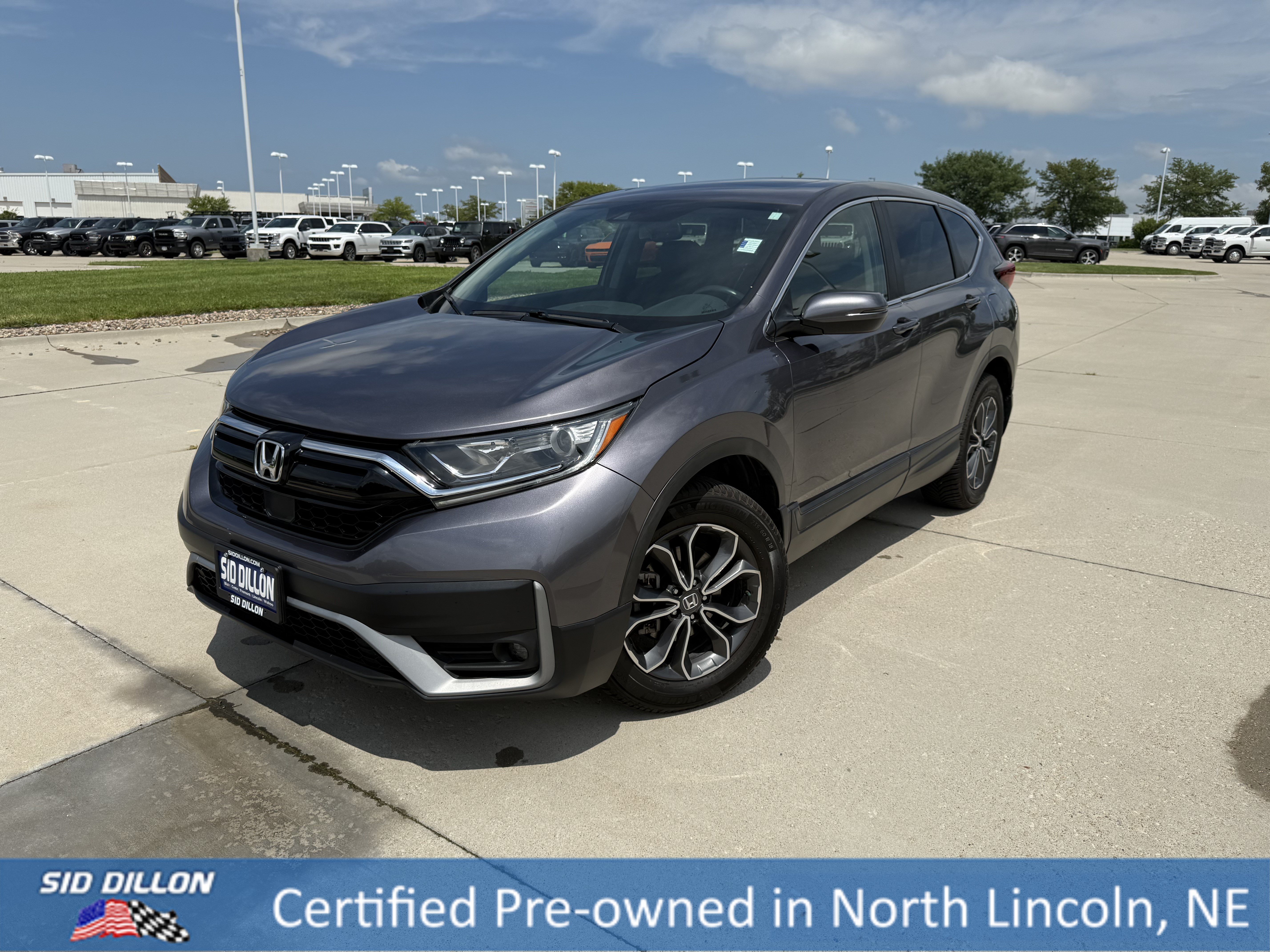 Used 2020 Crystal Black Pearl Honda EX-L image 1