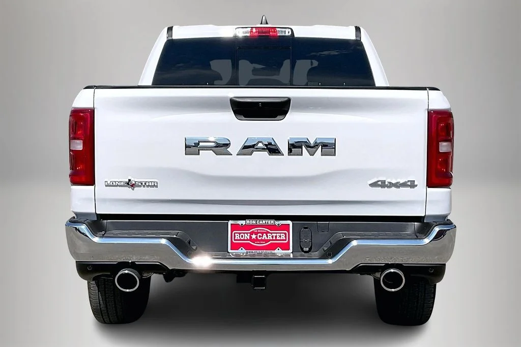 New 2026 Bright White Clear-Coat Exterior Paint RAM Big Horn/Lone Star image 3