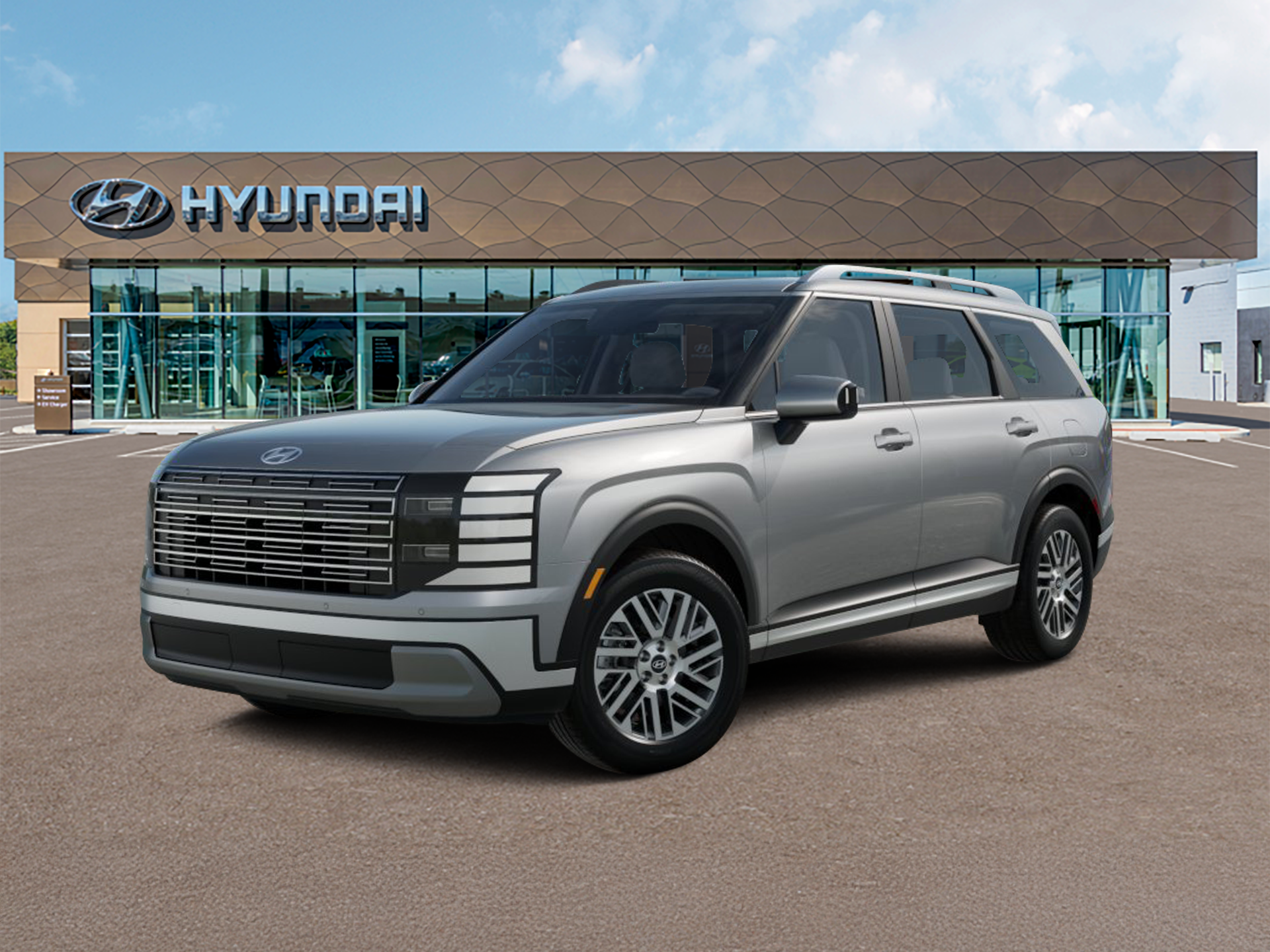 New 2026 Typhoon Silver Metallic Hyundai SEL FWD image 1