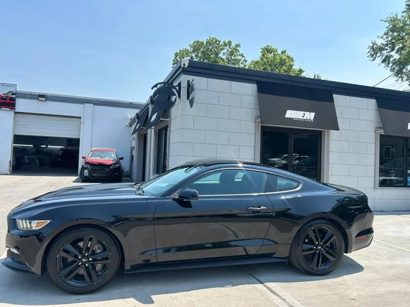 Used 2016 Black Ford EcoBoost Coupe 2D image 4
