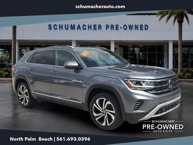 Used 2020 Platinum Gray Metallic Volkswagen 3.6L V6 SEL Premium image 1