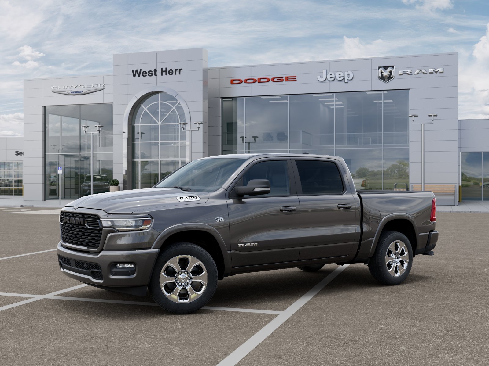 New 2026 Granite Crystal Metallic Clearcoat RAM RAM 1500 BIG HORN CREW CAB 4X4 image 28