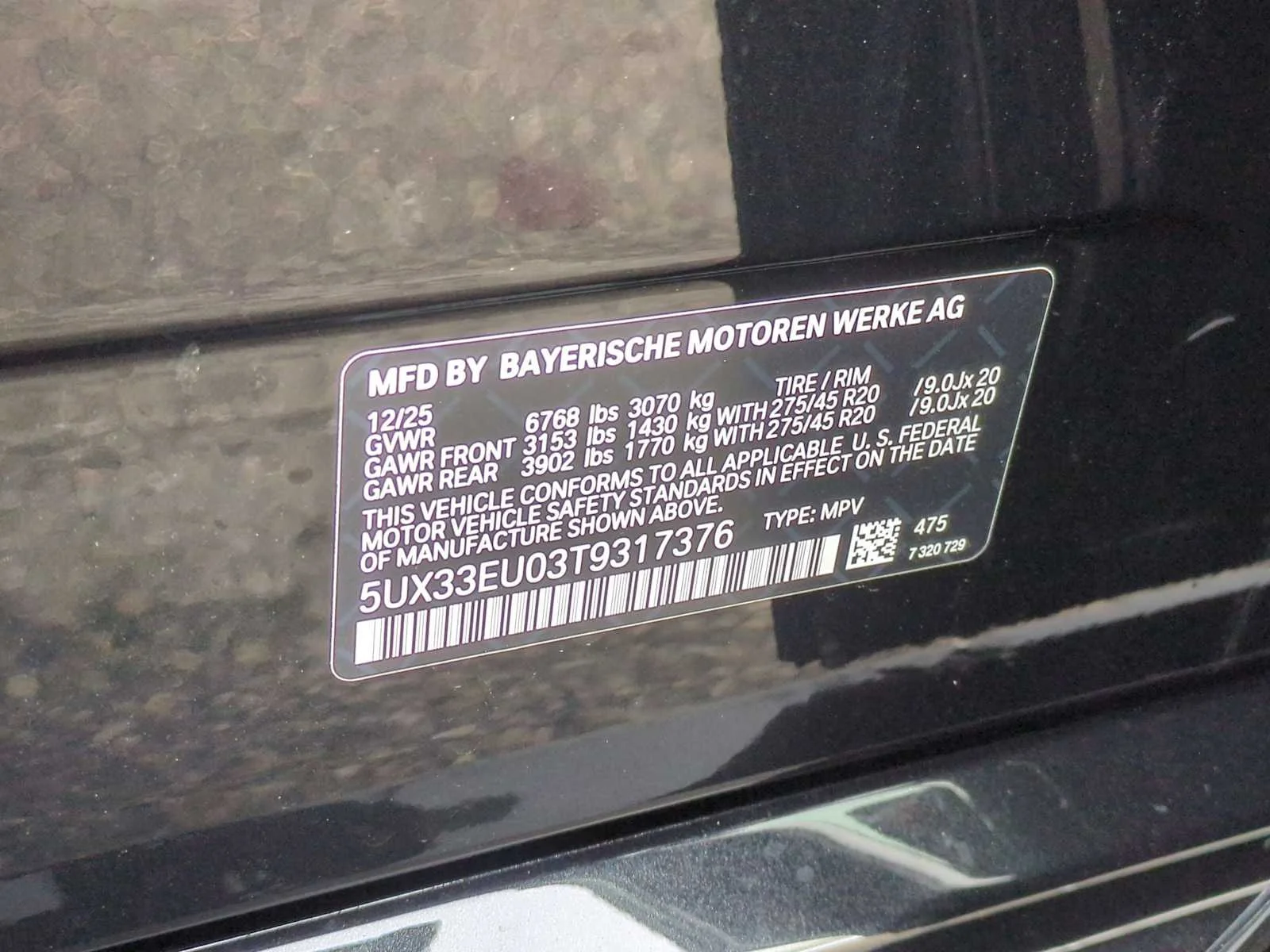 New 2026 Black Sapphire Metallic BMW M60i image 37