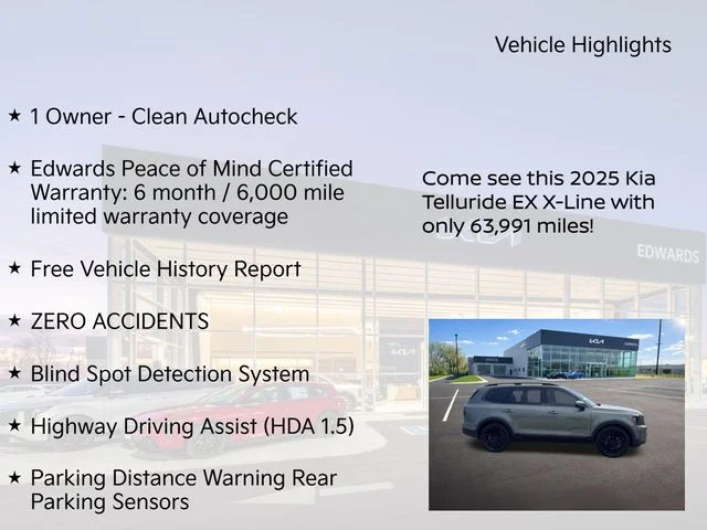 Certified Used 2025 Green Kia EX X-Line image 11