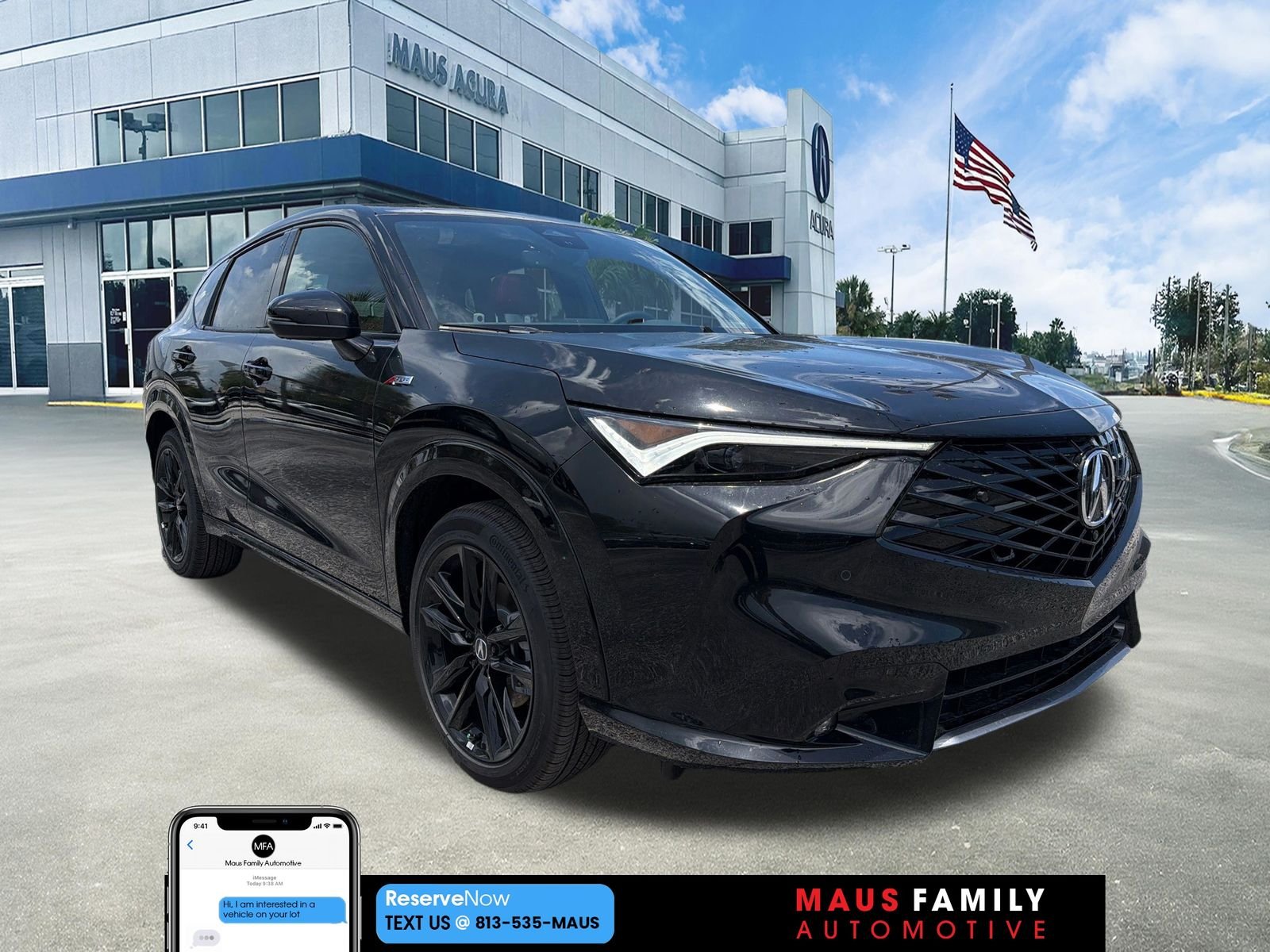 New 2026 Crystal Black Pearl Acura A-Spec Advance Package image 1