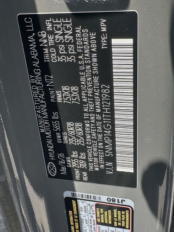 New 2026 Hampton Gray Hyundai SE image 30