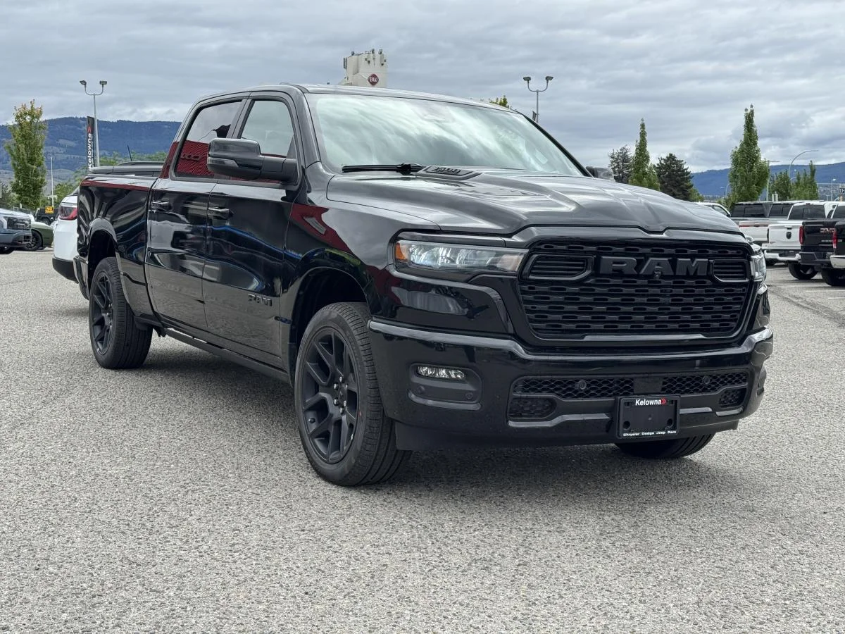 New 2026 Black RAM Sport 4x4 Crew Cab 6
