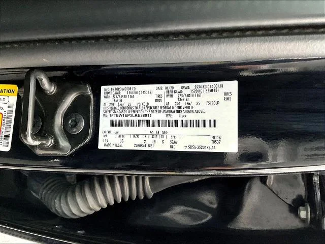 Certified Used 2020 Agate Black Metallic Ford XLT image 21