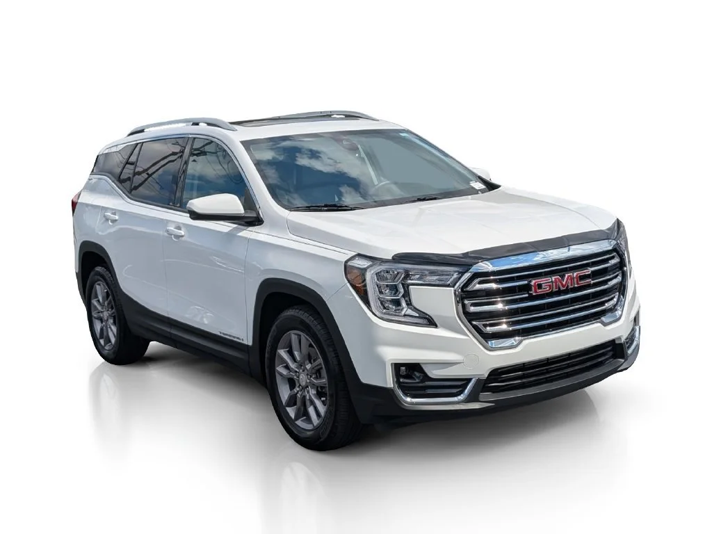 Used 2023 SUMMIT WHITE GMC SLT image 4