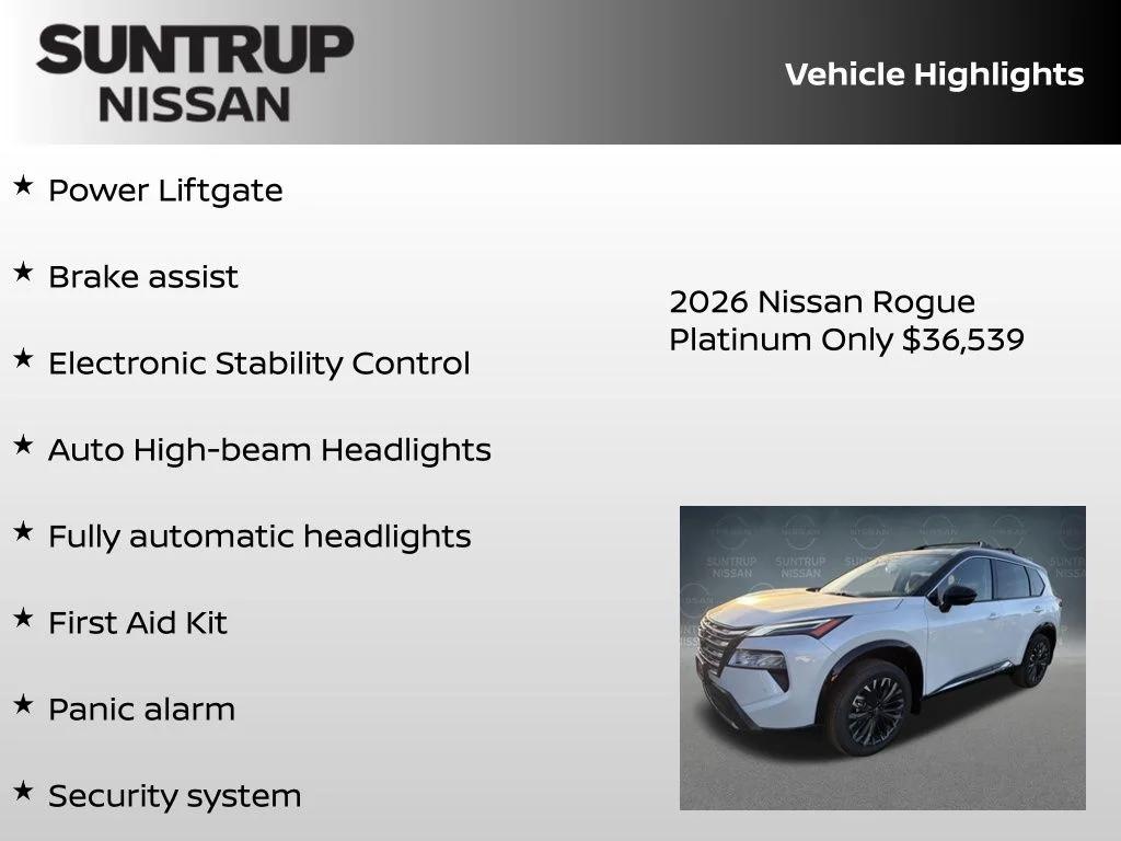 2026 Nissan Rogue Platinum - Photo 38