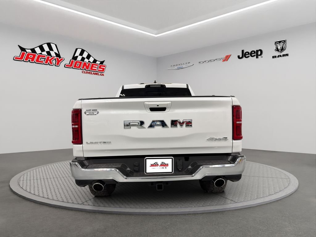 Used 2025 Ivory White Tri-Coat Pearlcoat Ram Limited image 8
