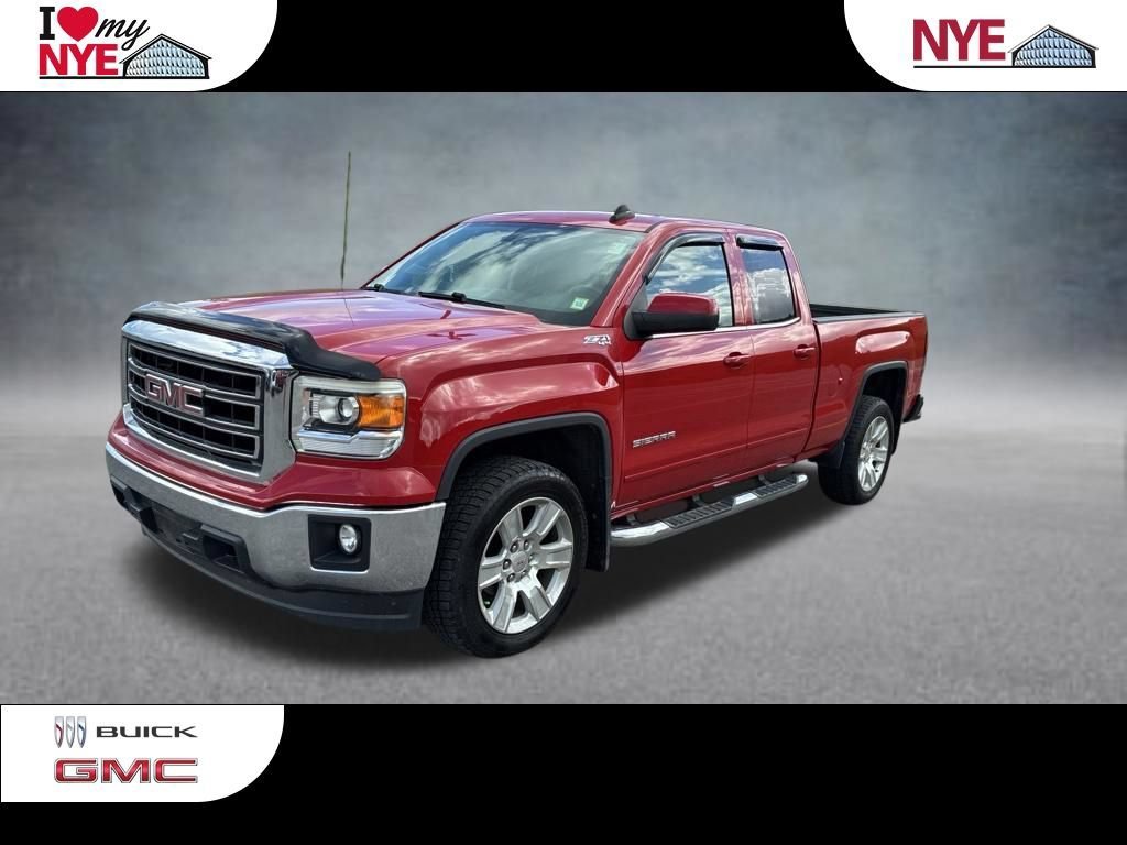 Used 2015 FIRE RED GMC SLE image 1