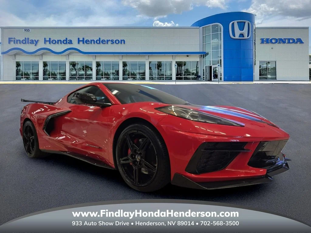 Used 2021 Torch Red Chevrolet Stingray image 1