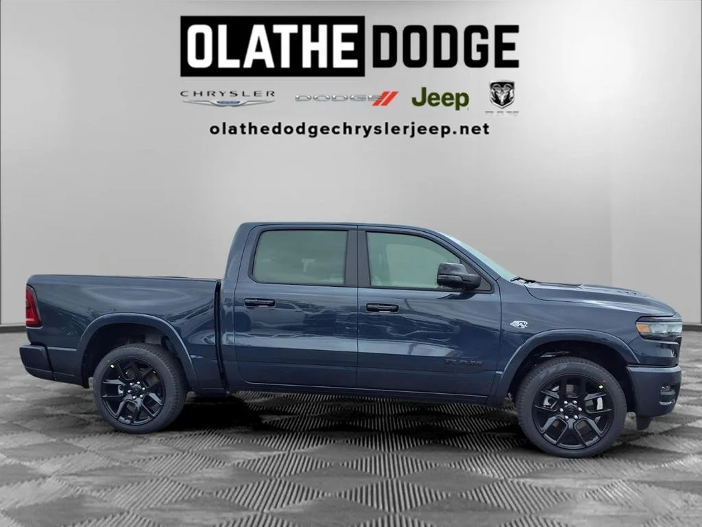 New 2026 Forged Blue Metallic Exterior Paint RAM Laramie image 27