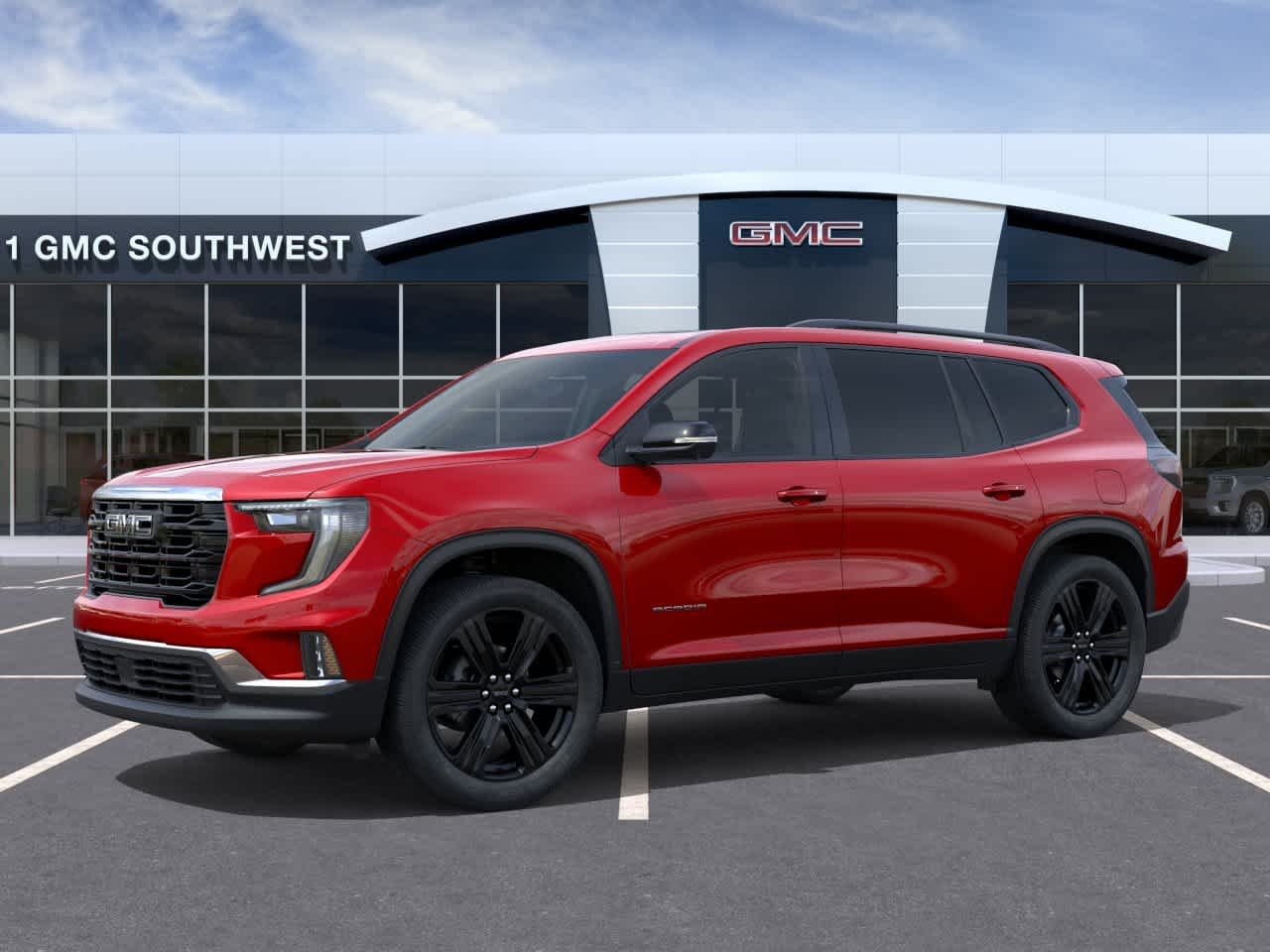 New 2026 Volcanic Red Tintcoat GMC Elevation image 2