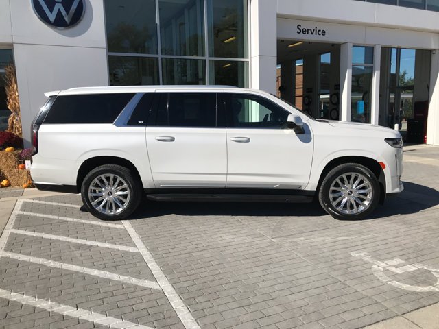 Used 2023 Crystal White Tricoat Cadillac 4WD Premium Luxury image 9