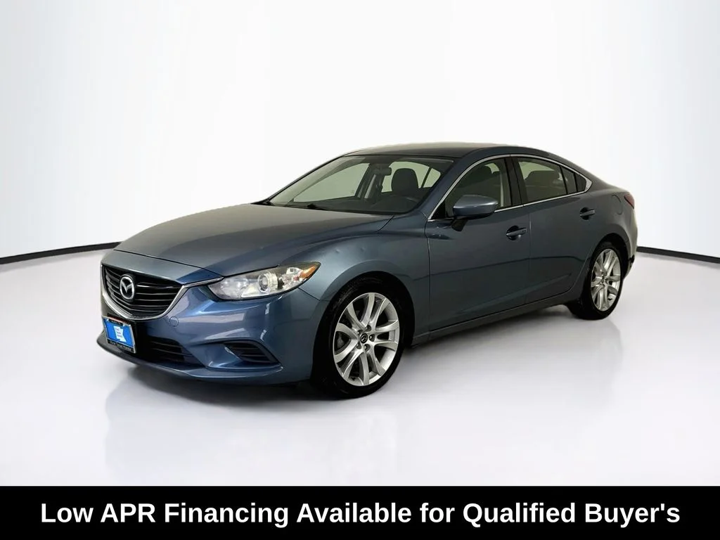 Used 2015 Blue Reflex Mica Mazda i Touring image 3