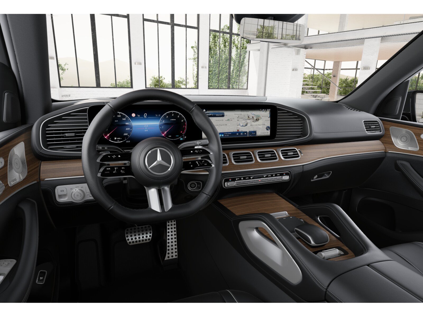 Certified Used 2024 MANUFAKTUR Alpine Grey Mercedes-Benz GLS 580 image 3