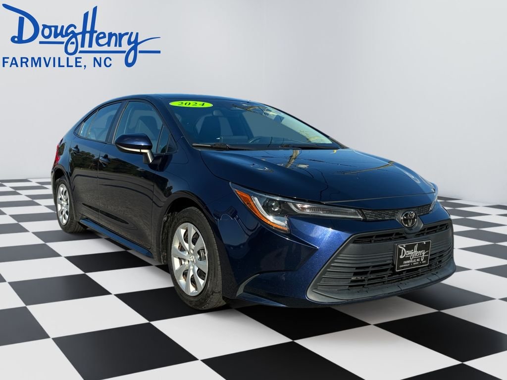 Used 2024 Blue Toyota LE image 7
