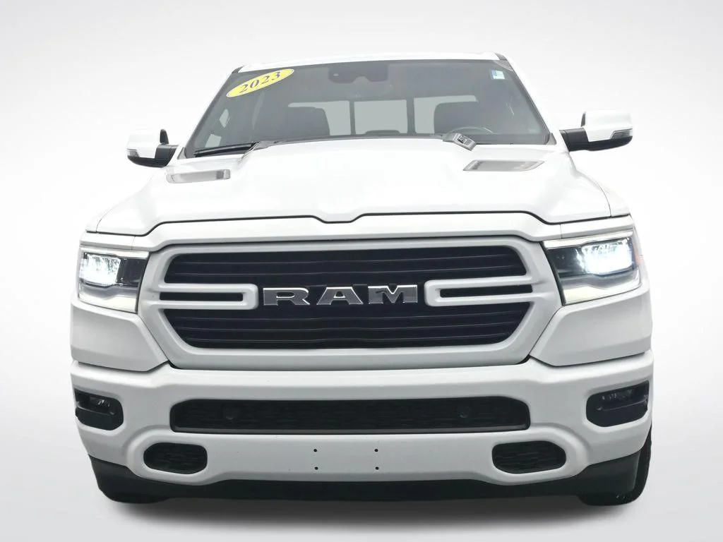 Used 2023 Bright White Clearcoat Ram Laramie image 2