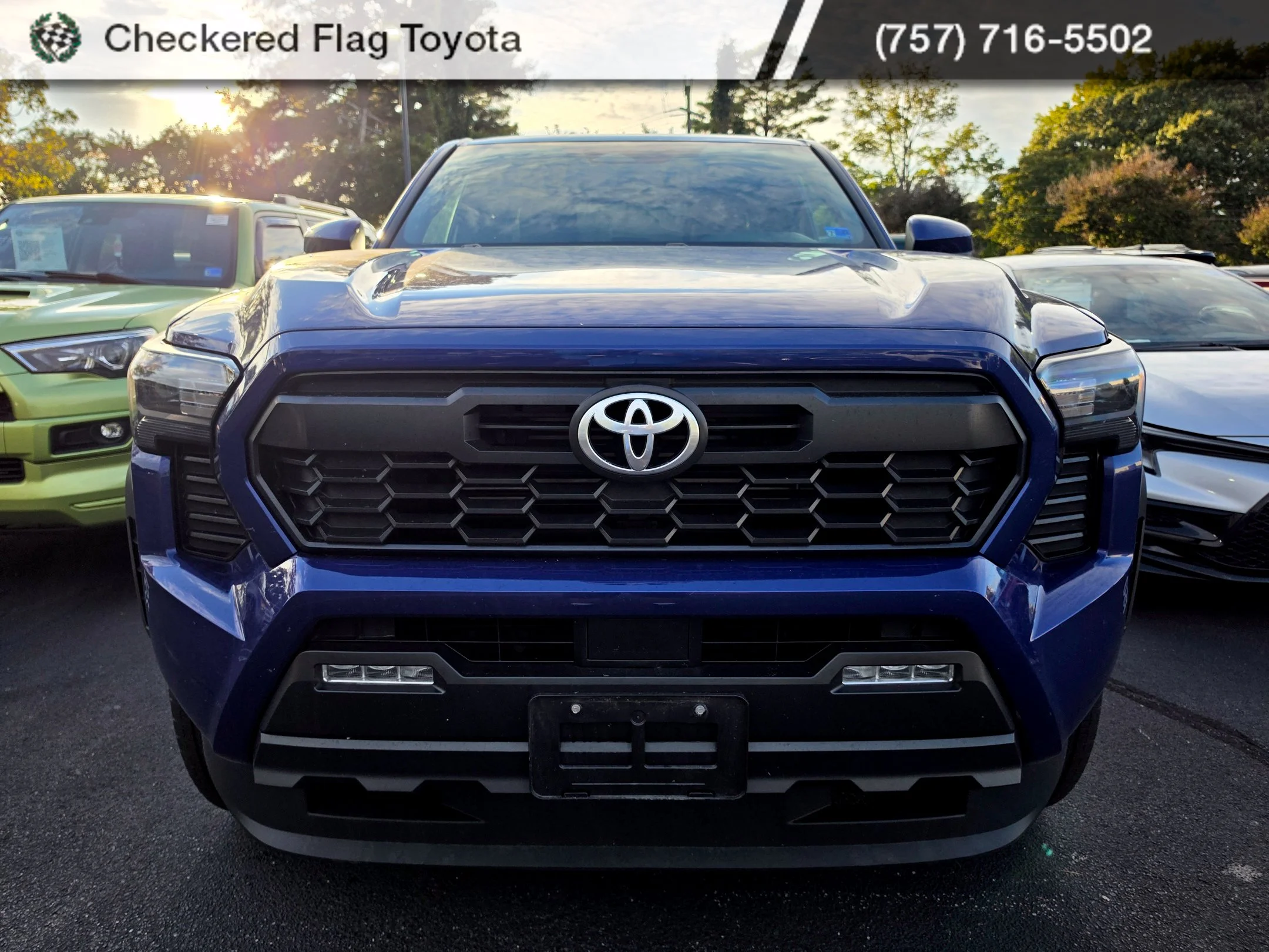 Used 2025 Blue Crush Metallic Toyota TRD Off Road image 2