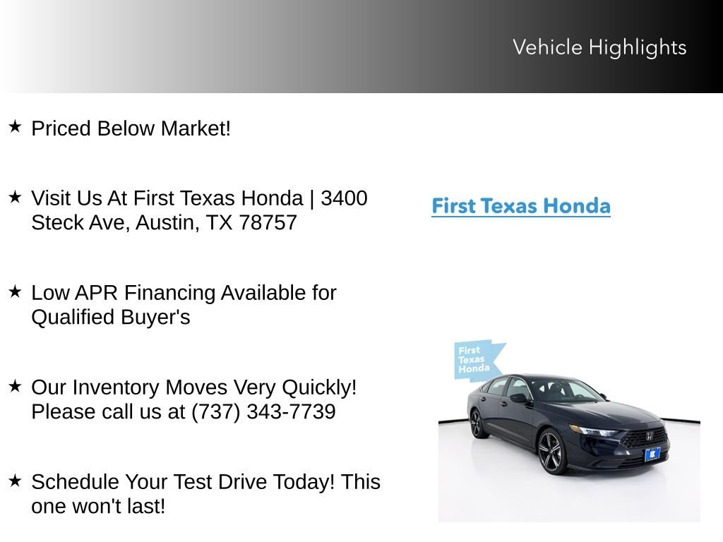 Certified Used 2023 Crystal Black Pearl Honda Sport image 10