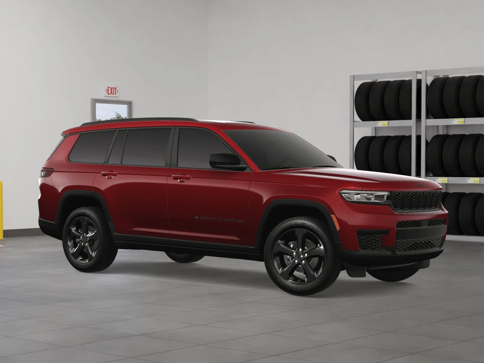 New 2024 Velvet Red Pearl-Coat Exterior Paint Jeep Altitude X image 36