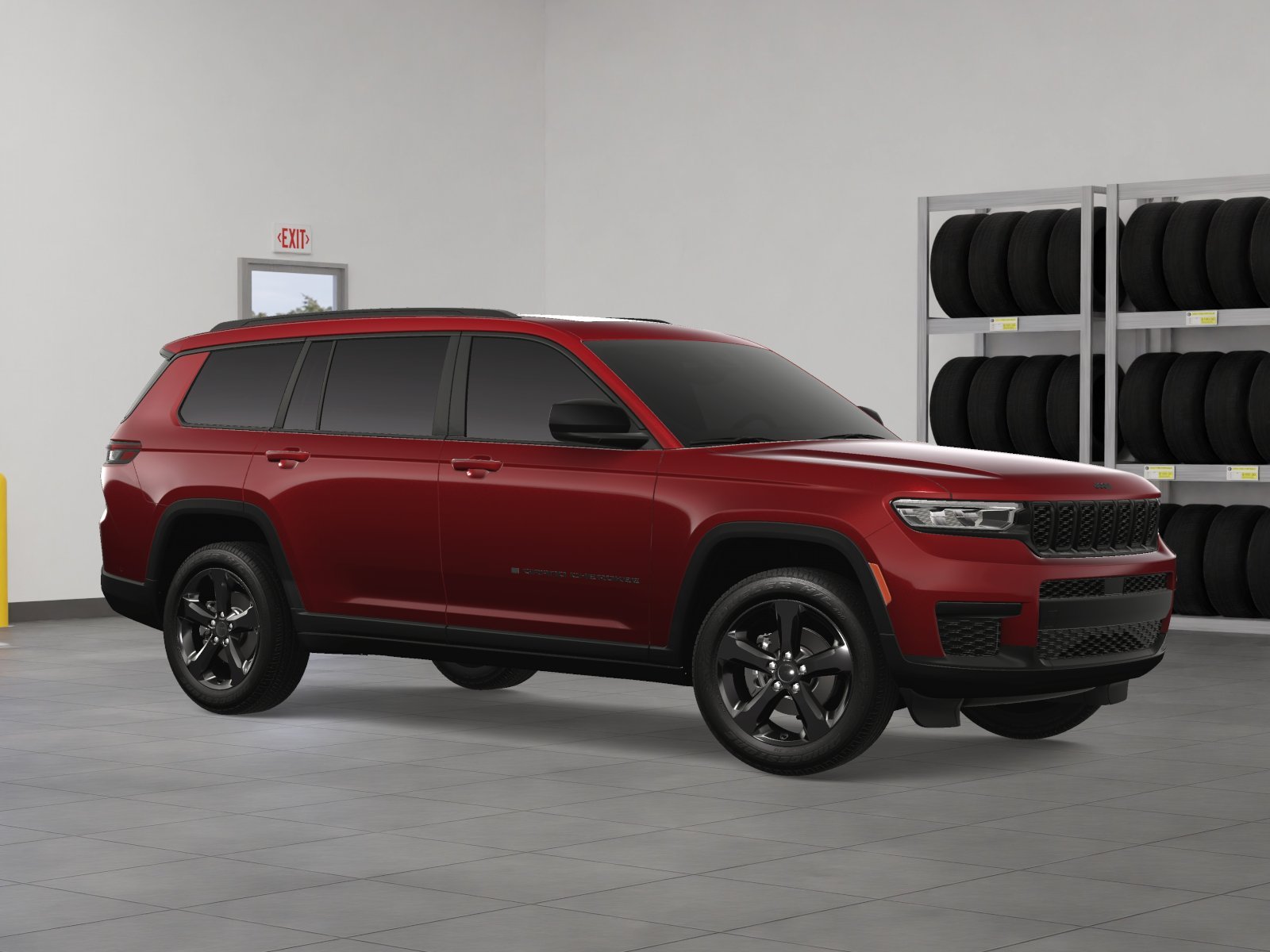 New 2024 Velvet Red Pearl-Coat Exterior Paint Jeep Altitude X image 36