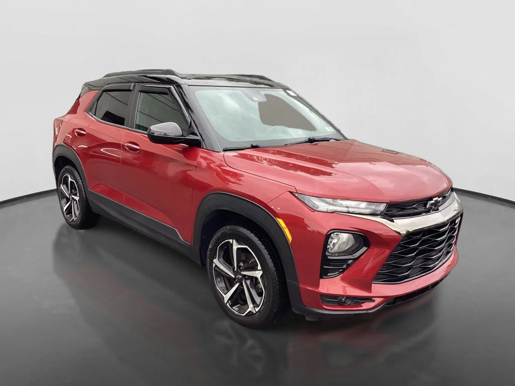 Used 2021 SCARLET RED METALLIC Chevrolet RS image 3