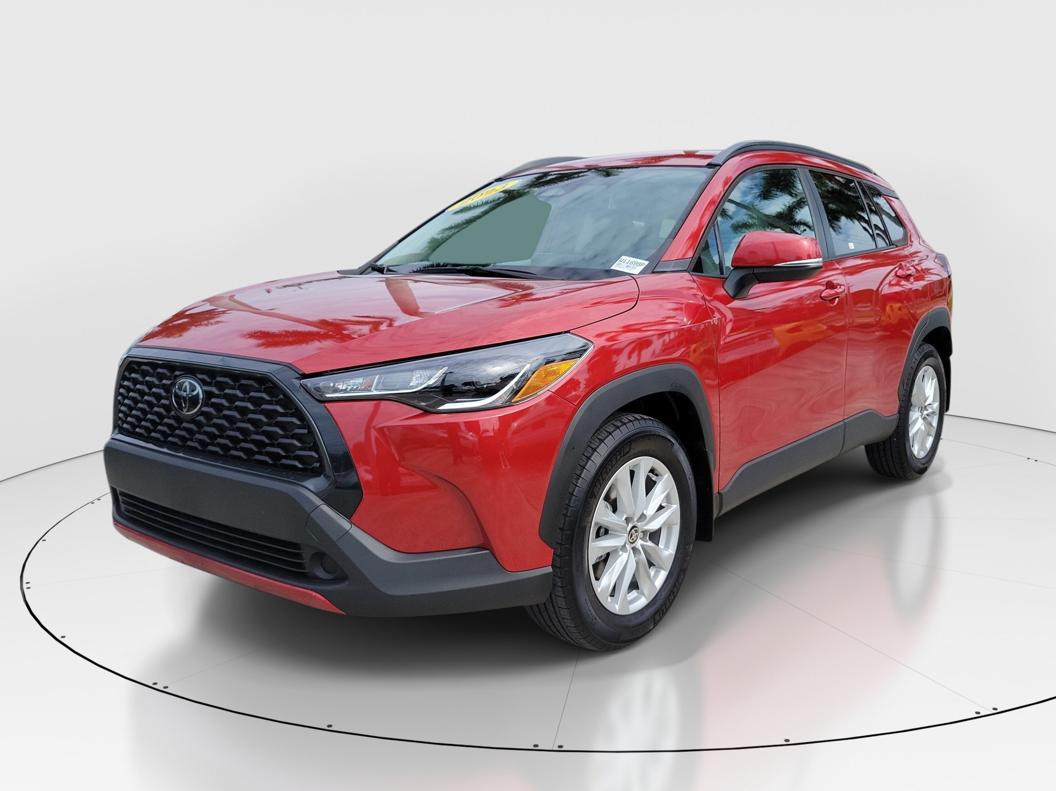 Certified Used 2023 Barcelona Red Metallic Toyota LE image 3